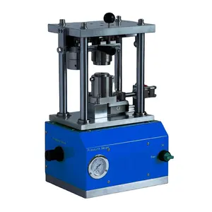 Pneumatic Cylindrical Battery Crimping machine For Lab Cylindrical Case Sealing Machine