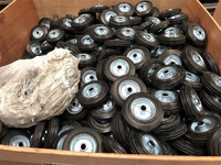 8 inci 200x50-100 karet roda berat baja padat bagian dalam untuk troli tangan