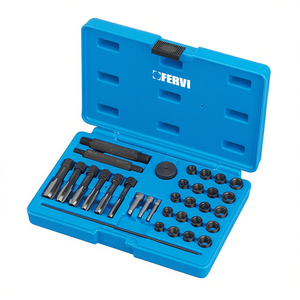 Kit de reparación de roscas métricas Fervi con insertos de sujeción para bujías incandescentes - Product Image 2