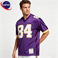 Maillot de football personnalisé QZFSO World Tour respirant, uniforme américain, impression par sublimation, pour hommes