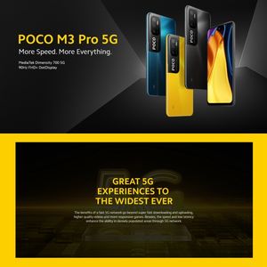 Xiaomi-teléfono inteligente 5G versión Global, smartphone con Triple cámara trasera, 6GB + 128GB, 6,5 pulgadas, NFC, Xiaomi <span class=keywords><strong>POCO</strong></span> <span class=keywords><strong>M3</strong></span> <span class=keywords><strong>Pro</strong></span> - Product Image 5