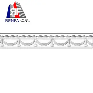 I produttori forniscono linee eps Villa modanatura esterna per pareti decorazione per stampi in gesso copertura per finestre cornice linea di schiuma