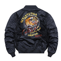 DCY Trending Products 2025 Nouveautés Blouson aviateur en cuir personnalisé, Veste imperméable en nylon, Blouson aviateur
