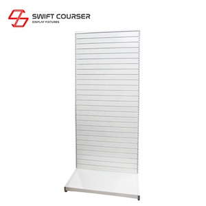 Bán Lẻ Kim Loại Tường Slatwall Hiển Thị Nội Thất Slat Board Gondolas Countertop Spinner Stands - Product Image 6