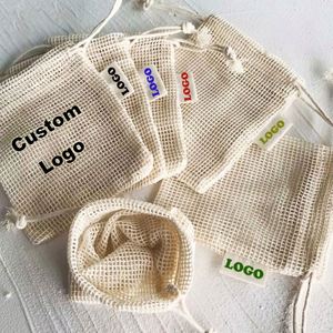 Custom Personalized Logo Printed Drawstring Bags Soap Bag Shampoo Bar Bag Exfoliating Soap Saver Pouch for <b>Bath</b> Shower Foaming - Product Image 1