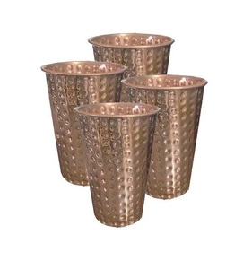 Verre en cuivre élégant avec couleur mate pour la conception d'ustensiles de cuisine avec verre en métal de finition brillant pour ustensiles de cuisine - Product Image 5