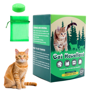 Lot de 10 répulsifs naturels pour chats - Huile de menthe poivrée et de camphre écologique pour extérieur, cuisine et salon - Dissuasion des chats toutes saisons - Product Image 1