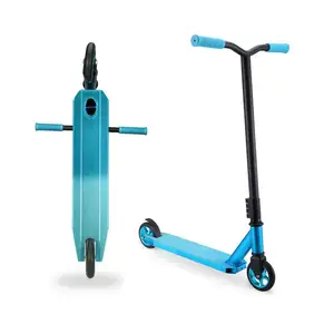 Atacado pro adulto kick scooter alu rodas alu y-bar extremo dublê scooter