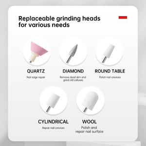 Perceuse à ongles électrique portable à piles, pour retirer rapidement le vernis gel, polisseuse pour manucure, pour salon de manucure - Product Image 4