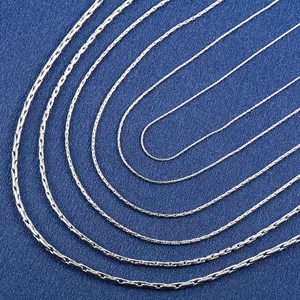 Delicado Collar Fino de Acero Inoxidable 316L con Cadena de Cable para el Cuello, Joyería Hip Hop para Hombre y Mujer, Accesorios, Regalo para Ella - Product Image 4