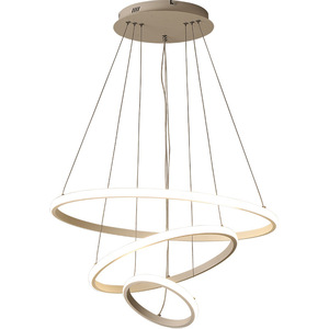 New design bianco moderno lampadario anello di illuminazione a LED luce di soffitto per sala da pranzo lampade di - Product Image 3