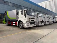 Camion compacteur à ordures Isuzu Giga 4x2 12m3/12cbm Transmission manuelle moteur à noyau de carburant Diesel boîte de vitesses pour la russie