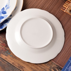 Nouvel ensemble d'assiettes à soupe en porcelaine de style américain, écologiques et durables, tailles 8+10+12 pouces, compatibles lave-vaisselle pour hôtels et restaurants - Product Image 2