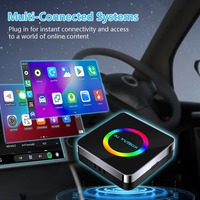 Adaptador Inalámbrico de Alto Rendimiento CarPlay Android Auto AI Box 4GB32GB Compatible con iOS y Android Convierte de Cableado a Inalámbrico