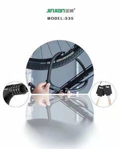 Antivol de vélo durable à combinaison, double déverrouillage, coque ABS épaissie et solide, câble en acier portable pour vélo, trottinette, moto - Product Image 3