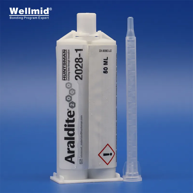 Araldite 2028 -1 transparent polyurethane ab adhesive fast curing bonding metal and plastic substrates UV stable 2K Soft glue