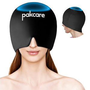 Pakcare High Quality OEM ODM Gel Ice Head Wrap Hot &amp; Cold Compress for <strong>Migraine</strong> Relief Headache <strong>Cap</strong> Pack - Product Image 4