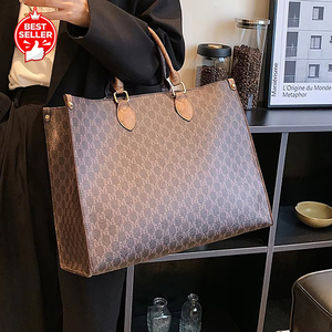 Luxury Letter Print Large <strong>Laptop</strong> Totes Bags for <strong>Women</strong> Leather Office Duty <strong>HandBag</strong> with Custom Printed logo - Product Image 3