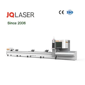 Mesin pemotong laser pipa kecil baja otomatis, pemrosesan pemotong tabung laser 2000W 3000W