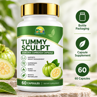 Capsules de Garcinia Cambogia à Marque Blanche, Brûleur de Graisse Naturel à Base de Plantes, Capsules de Biotine pour la Perte de Poids, Acide Hydroxycitrique (HCA), Vente en Gros Direct Usine