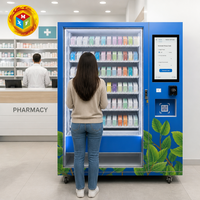 Distributeur automatique de médicaments pour pharmacie, écran tactile 22 pouces, livraison par ascenseur, 600-800 articles, 4G WiFi Bluetooth