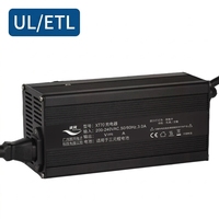 Chargeur rapide électrique au lithium Lifepo4 XT70 personnalisé 63V-73V 6A avec coque en aluminium pour batterie de station d'alimentation portable