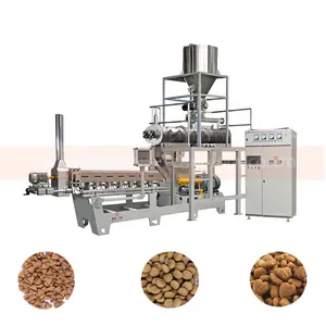 Multi functional dry pet food processing machinery dog food production line dog food machine making