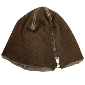Bonnet tricoté personnalisé OEM ODM, nouveau design Y2K, bonnet avec fermeture éclair, imprimé tendance, mode unisexe - Product Image 4
