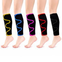 Bande de compression réglable pour mollet OEM avec logo et emballage personnalisés pour les athlètes de fitness