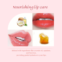 Tinte Labial en Gel Coreano Personalizado, Bálsamo Labial Humectante, Voluminizador, Color Rosa Cambiante, Vegano y Nutritivo