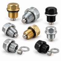Bouchon de vidange magnétique pour boîte de vitesses, tête hexagonale, collecteur de particules métalliques pour huile de transmission, sur mesure OEM