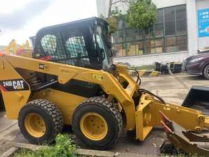 Venta caliente CAT246D usado Mini cargador de rueda de dirección deslizante cargadores de pista multifuncionales CAT246D 2-3 toneladas en Shanghai - Product Image 3