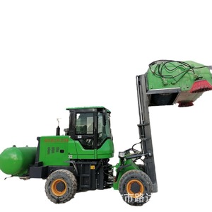 Balayeuse routière hydraulique avec chargeur, capacité 1,10t, alimentée au diesel, pour le nettoyage industriel - Product Image 5