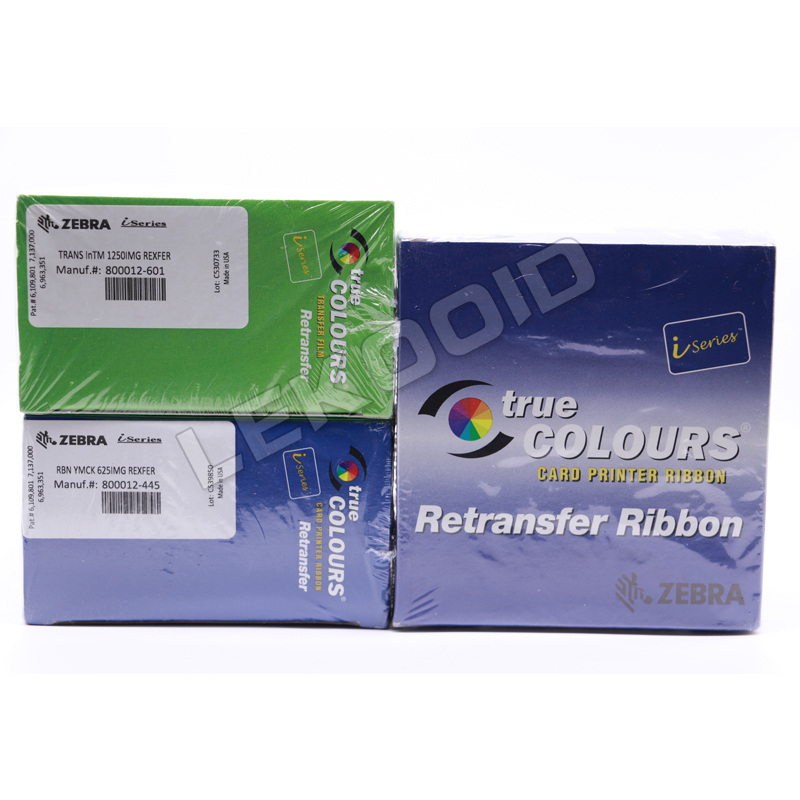 Zebra 800012-445 YMCK Color Ribbon for Zebra ZXP8 Printer