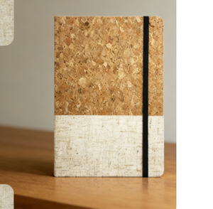 Soft Wood Notebook with Multi-color Printing Elastic Band Beige Drawing Paper Softwood Spliced Notebook - Product Image 5