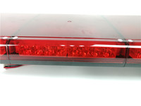 Luces estroboscópicas de 50 pulgadas, vehículos de seguridad, techo de coche de seguridad, barra de luz de ambulancia de advertencia de emergencia con función de asesor de tráfico