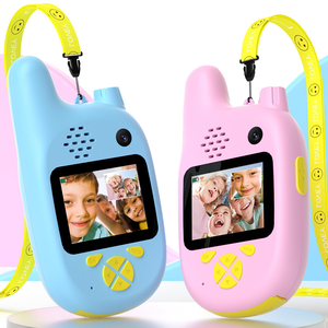 Fotocamera e Walkie Talkie per Bambini 2.4G 20MP Doppia Lente 2-in-1 con Sensore CMOS MicroSD Messa a Fuoco Fissa Video Full HD Chiamata Bidirezionale - Product Image 1