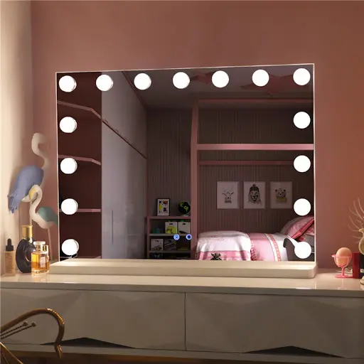 2021 Offre Spéciale Hollywood brillant beauté vanité hollywood maquillage miroir avec ampoules