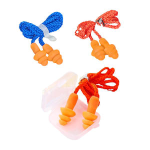 Thiết bị bảo vệ và an toàn Silicone cam Tai cắm rõ ràng đường hầm dây PPE Earplug - Product Image 2