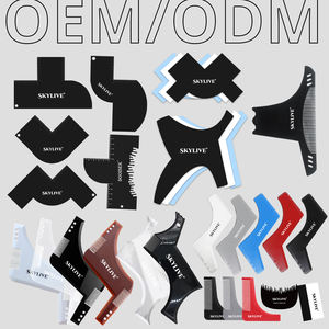 Carte de <span class=keywords><strong>barbier</strong></span> personnalisée avec amélioration de la couleur et indicateurs de mesure, facile à nettoyer, pour la création de contours de cheveux - Product Image 6