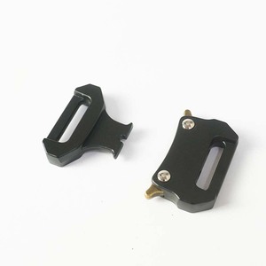 Hebilla de liberación lateral de aleación de zinc, color negro, duradera, para bolsos, mochilas, cinturones, accesorios - Product Image 2