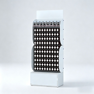 Custom Eyelash Extension Display Stand Metal Floor Rack with <b>Hooks</b> & Shelve for Lash Tray & Box Beauty Salon & Wholesaler - Product Image 1