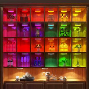 Luces LED para Debajo del Gabinete, Alimentadas por Batería, 16 Colores Cambiables, Control Remoto Inalámbrico - Product Image 6