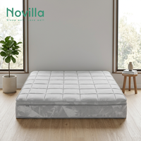 Matelas à ressorts pour hôtel, super doux et épais, taille King, fourni par l'usine Novilla, vente en gros, mobilier de chambre à coucher