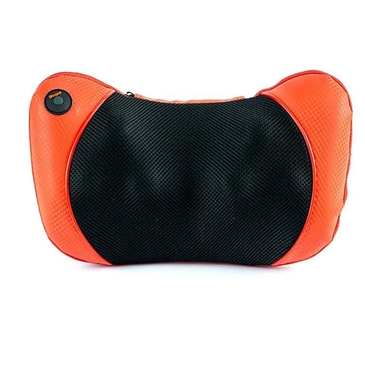 OEM/ODM almohada de massagem De Calor De Volta Inteligente Uso Do Carro Amassar Massagem No Pescoço Travesseiro 3D Massageador Shiatsu Lombar Carro encosto de cabeça Travesseiro