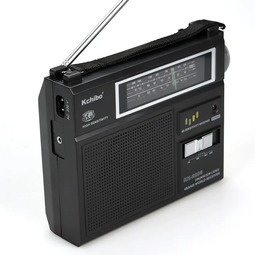 Rádio retrô econômico fm mw sw1 sw2, rádio de 4 bandas