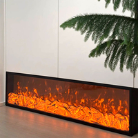 Cheminée électrique européenne à 7 couleurs LED, fonctionnement en anglais, chauffage mural pour usage domestique et hôtelier, classe énergétique