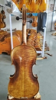 Handmade 4/4 Red Antique Stradivari Violin Solid Spruce Maple Back Premium Musical Instrument