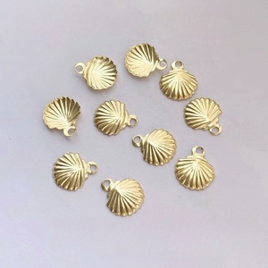14 Karat Gold gefüllt Ocean Series Anhänger Jakobs muschel Seestern Muschel form Charms Schmuck Zubehör für DIY Armband Halskette Herstellung - Product Image 2