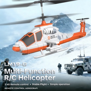 Nouvel hélicoptère télécommandé SJY-LM19-G de sauvetage polaire, 3 à 5 canaux, 3 modes de vitesse, orange et blanc, jouet éducatif scientifique mécanique - Product Image 5